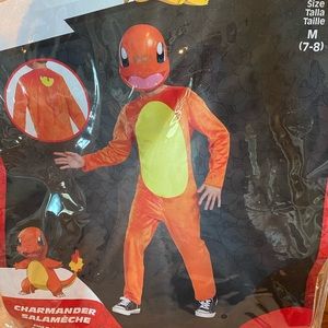Pokemon Charmander Costume Boys Medium 7/8